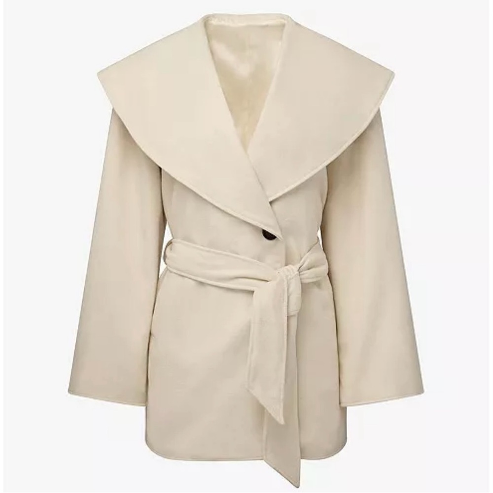 WeWoreWhat Cream Trench Coat